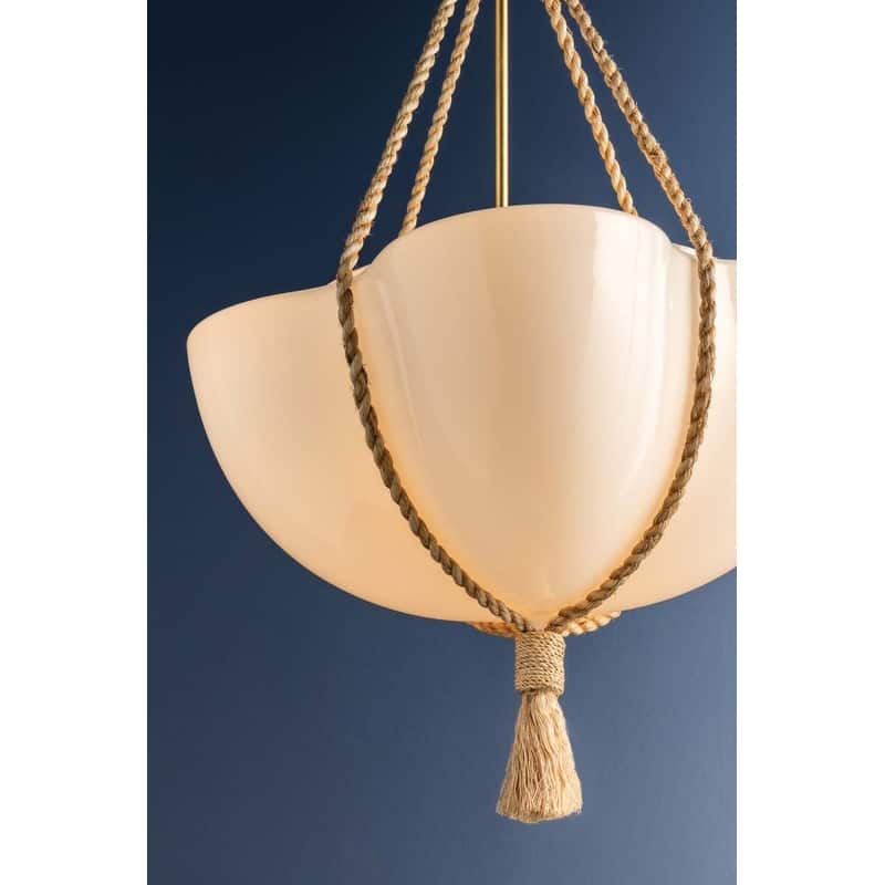 Hudson Valley Lighting 1020 Amberley 20" Wide Pendant with Matte Opal