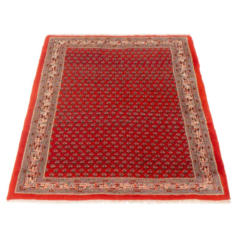 ECARPETGALLERY Hand-knotted Royal Sarough Red Wool Rug - 3'3 x 4'11