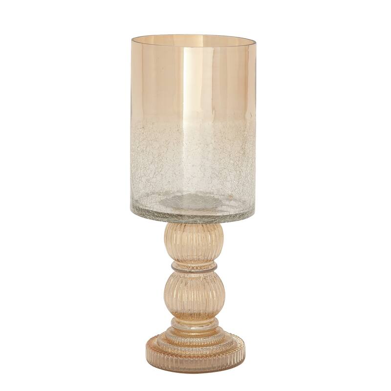 Glass Traditional Hurricane Lamp 16 x 6 x 6 - 6 x 6 x 16