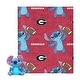 preview thumbnail 6 of 71, NCAA Enroll Stitch Hugger Pillow & Silk Touch Throw Blanket Set 40x50 inches - University of Georgia