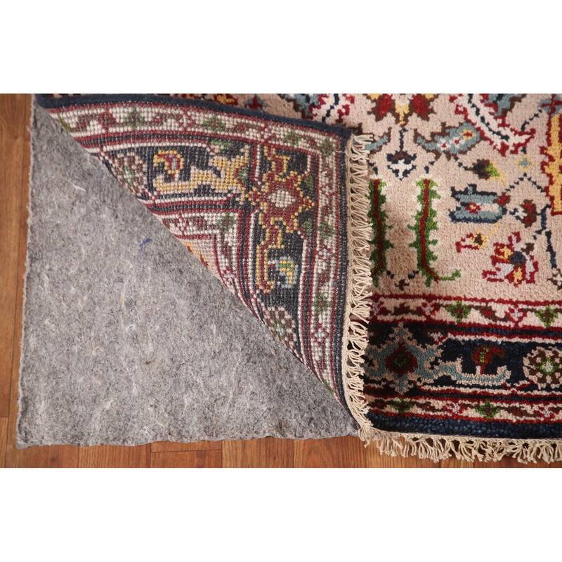 Floral Transitional Oushak Oriental Accent Rug Handmade Wool Carpet - 3'0"x 4'11"