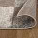 Miranda Haus Geometric Modern Patchwork Polypropylene Indoor Area Rug