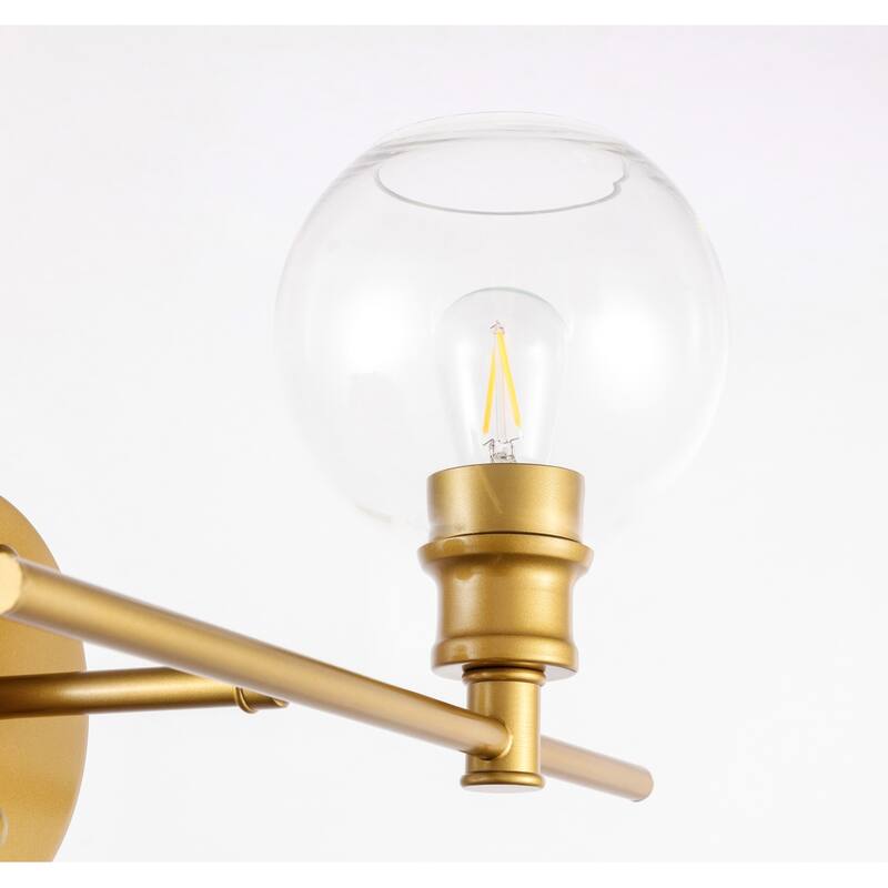 Collins 1-Light Glass Left Wall Sconce - 14.7/9.8 - 14.7/9.8