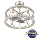 preview thumbnail 4 of 12, Hunter Haven 22" Fandelier Ceiling Fan w/ Light, Remote - Modern, Industrial, Farmhouse - Small Spaces