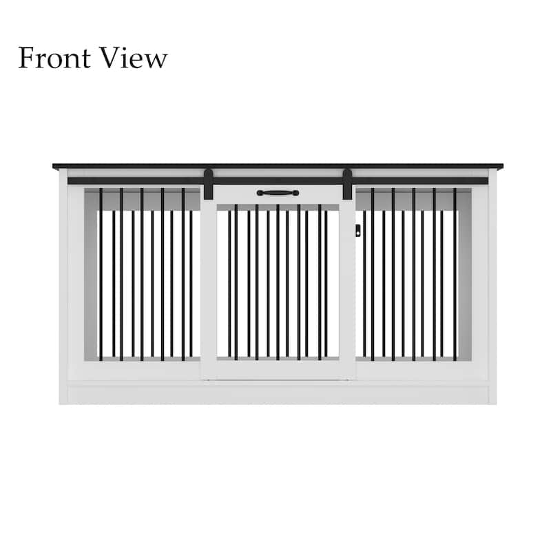 Elegant Dog Sanctuary Spacious Storage Top Secure Versatile Pet Crate