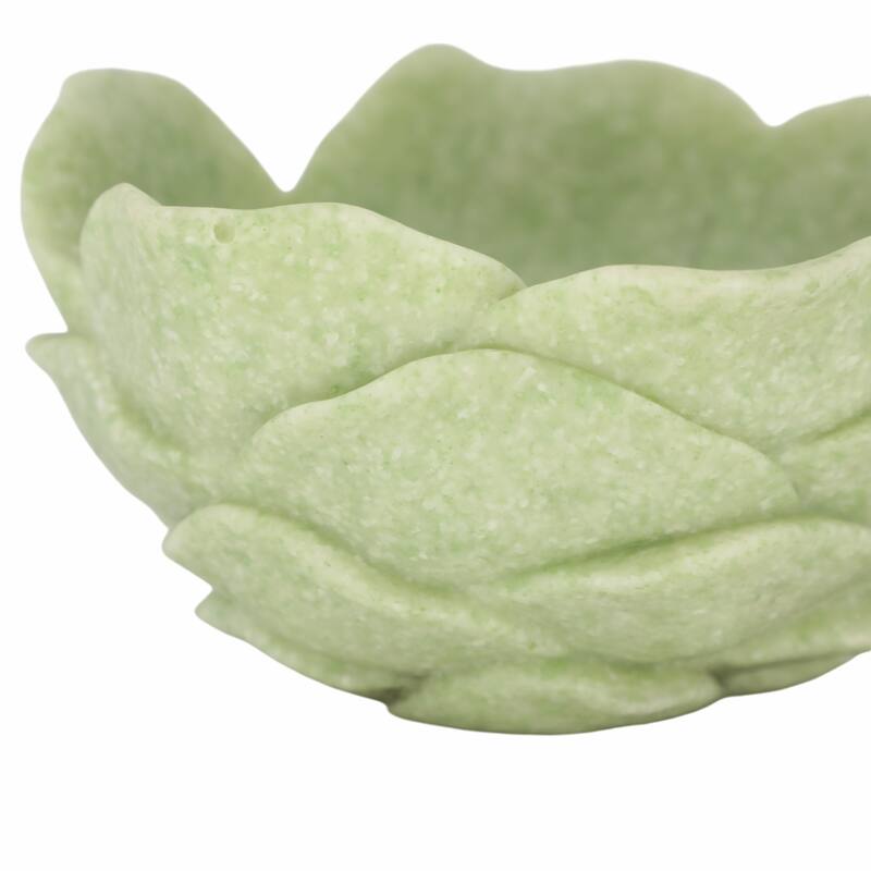 Decorative Resin Lotus Flower Inspired Bowl - 6" - 6.0"