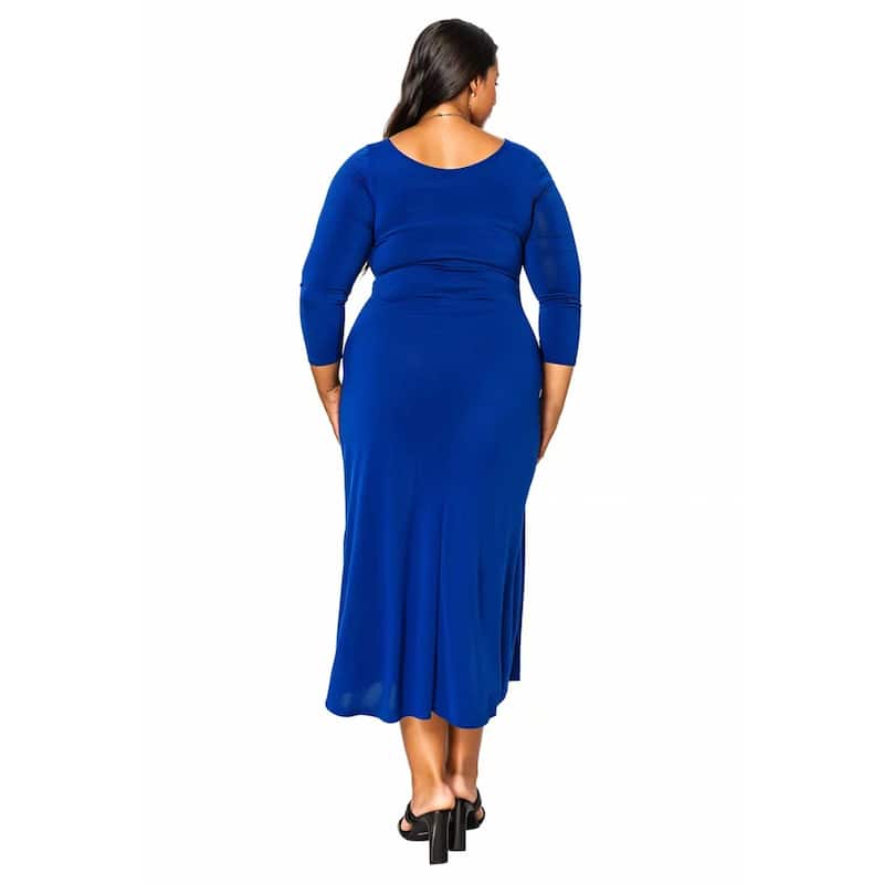 L I V D Women's Plus Size Ashe Scoop Neck Maxi