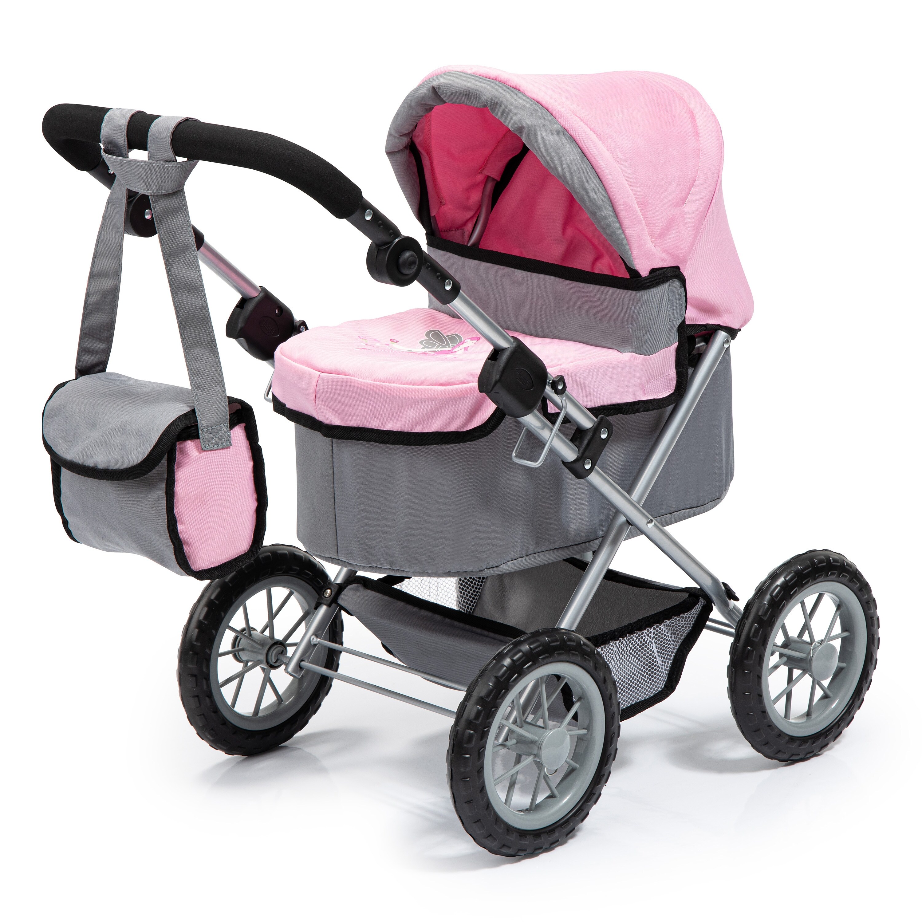 pink pram stroller