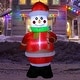 preview thumbnail 3 of 3, 7Ft Christmas Inflatable Snowman Xmas Snowman Blow Up Yard Decor