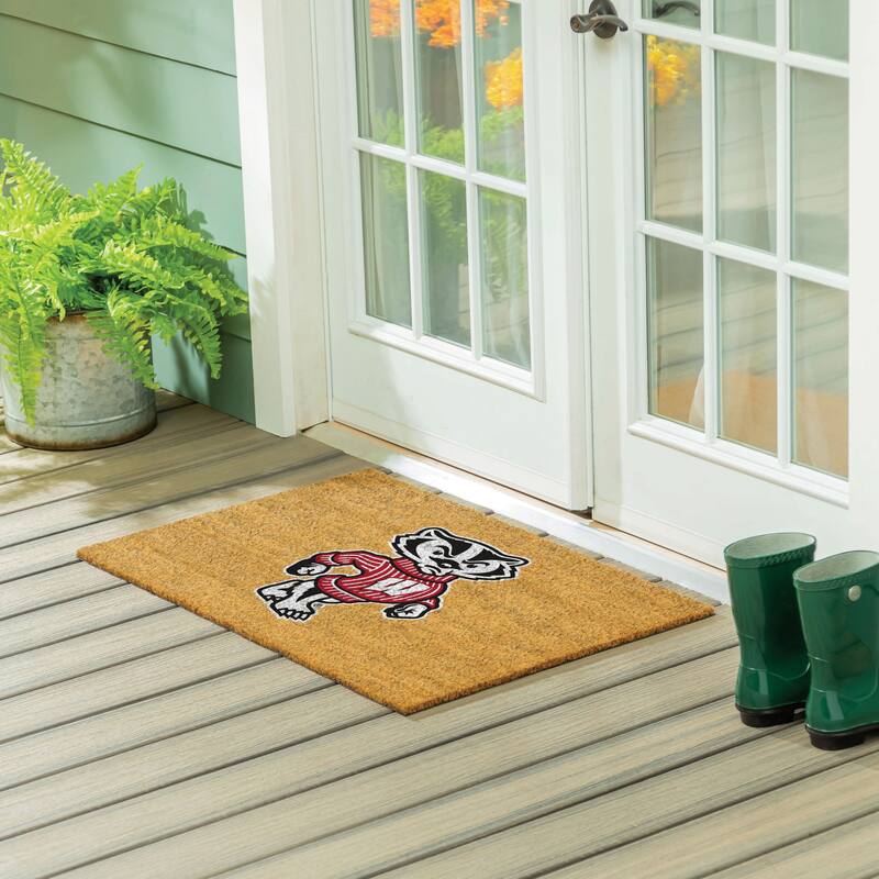University of Wisconsin-Madison Full Color Indoor/Outdoor Coir Mat - 36" x 24"