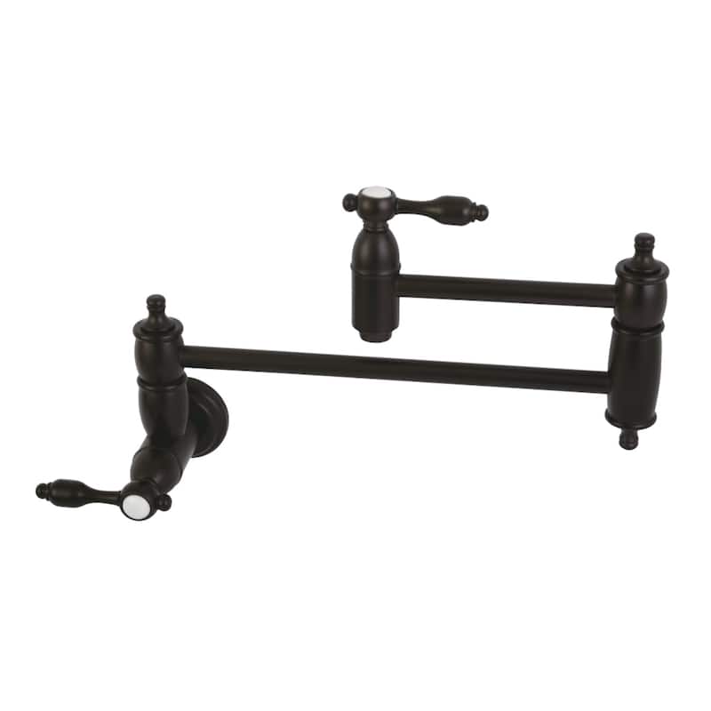 Tudor Wall Mounted Pot Filler Faucet - Oil Rubbed Bronze