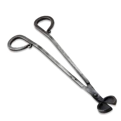 Forged Candle Wick Trimmer and Candle Making Supplies Black Iron Accessories 1 in h x 8 in l x 2.5 in w