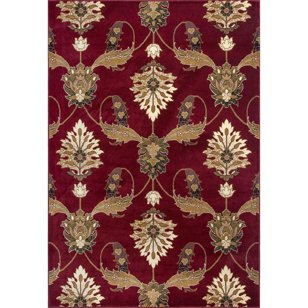 Copper Grove Veit Classic Floral Area Rug