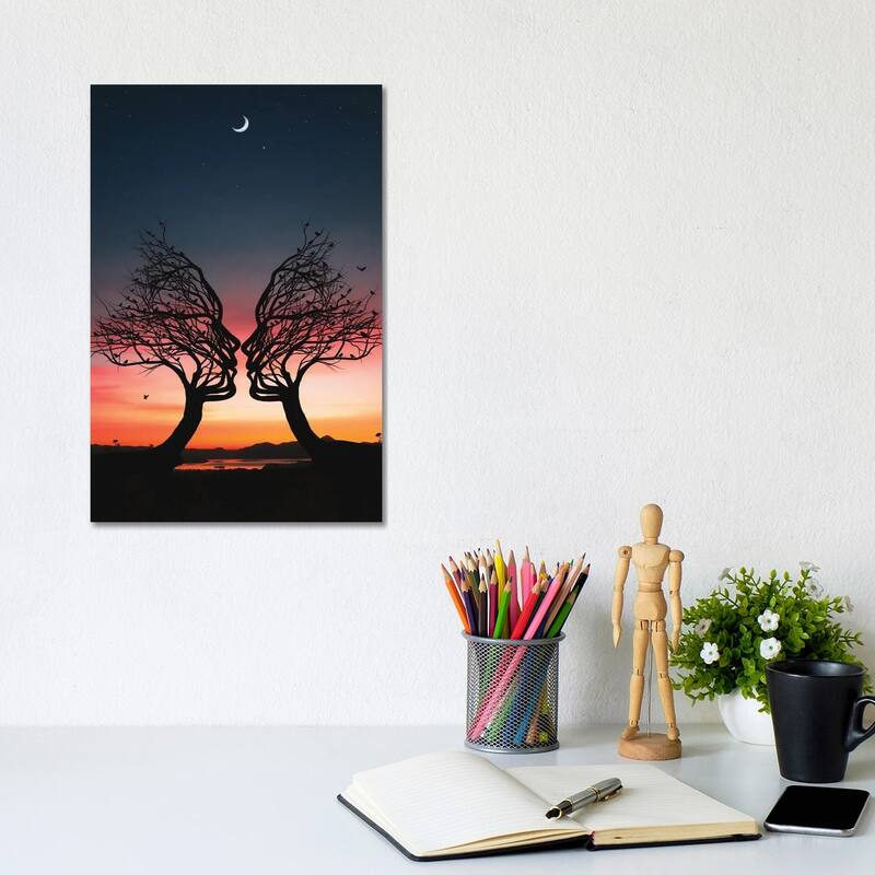iCanvas "Me And You" by Abdullah Evindar Canvas Print - 12x8x0.75