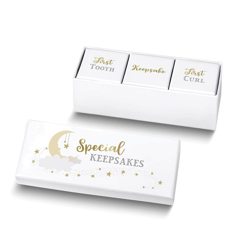 Curata Lillian Rose Little Star Special Keepsakes Set of 3 Keepsake Boxes