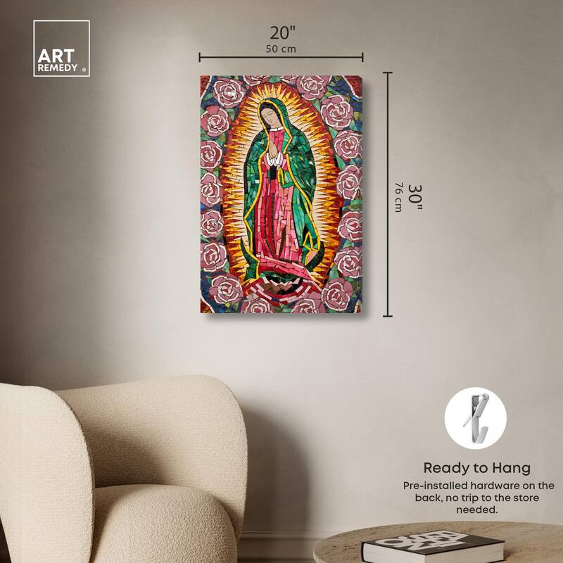Mother of Mosaic Canvas by Art Remedy, Gallery Wrapped