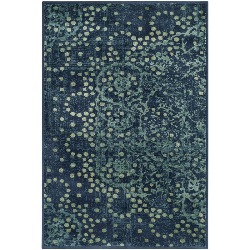 SAFAVIEH Constellation Vintage Boho Sigridur Modern Abstract Viscose Rug - 2' x 3' - Blue/Multi