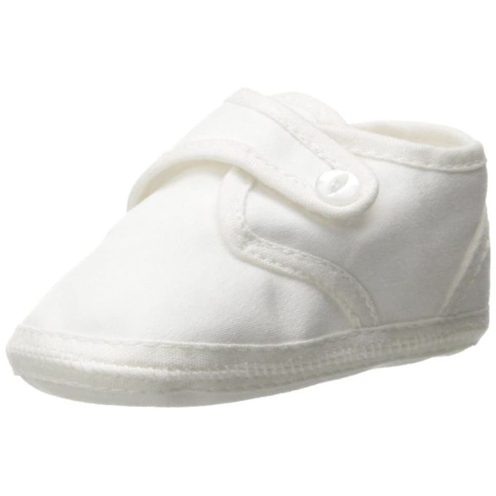baby boy satin christening shoes