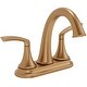 preview thumbnail 1 of 9, Symmons SLC5512PP Elm 1.0 GPM Centerset Bathroom Faucet with Push Pop Brushed Bronze