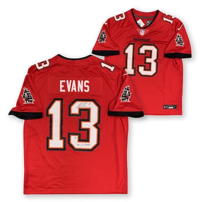 Mike Evans Autographed Tampa Bay Buccaneers Signed Nike Limited Super Bowl LV Champs Football Jersey Beckett COA - 8' x 11'