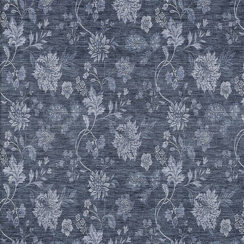 HomeRoots Floral Transitional Rectangle Outdoor Rug
