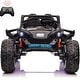 preview thumbnail 8 of 23, 24V Ride on Car with Remote Control 2 Seats Extra Large Seat Wide UTV Black
