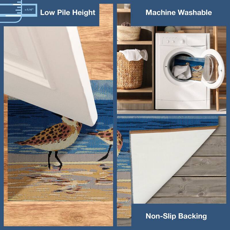 Liora Manne Esencia Sandpipers Indoor/Outdoor Mat