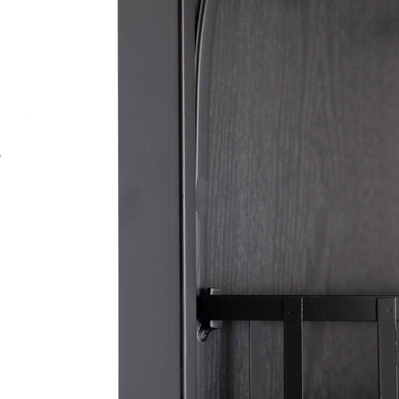 Full Length Swivel Floor Mirror - 6.5' - Black