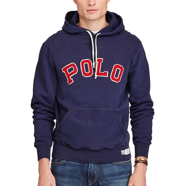 navy blue ralph lauren sweatshirt