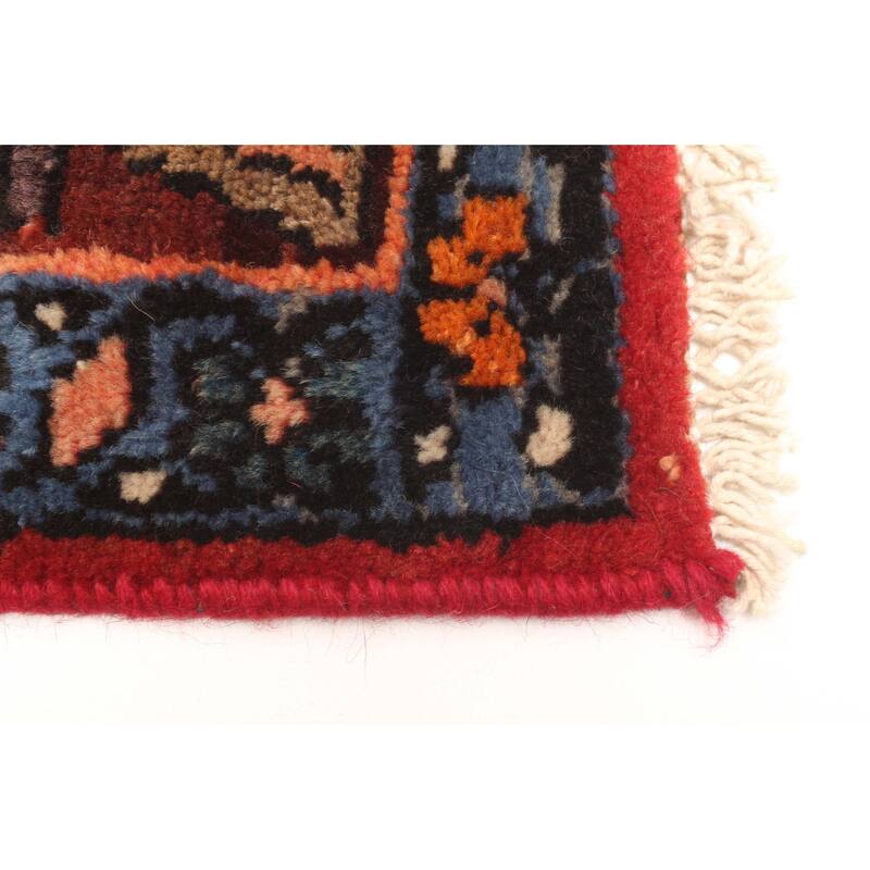 ECARPETGALLERY Hand-knotted Konya Anatolian Red Wool Rug - 4'2 x 7'0