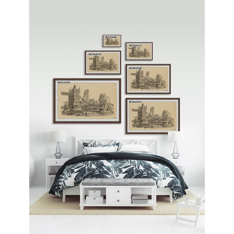 London Cityscape Framed Print