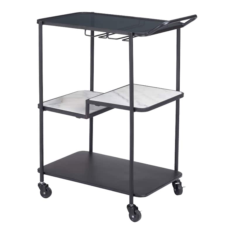 Constanza Bar Cart Black