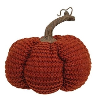 Orange Knit Pumpkin 5.5"