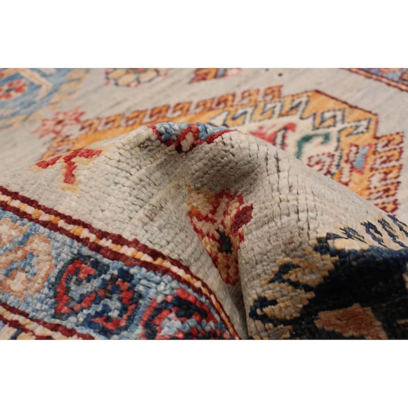 ECARPETGALLERY Hand-knotted Aryana Grey Wool Rug - 2'8 x 8'2