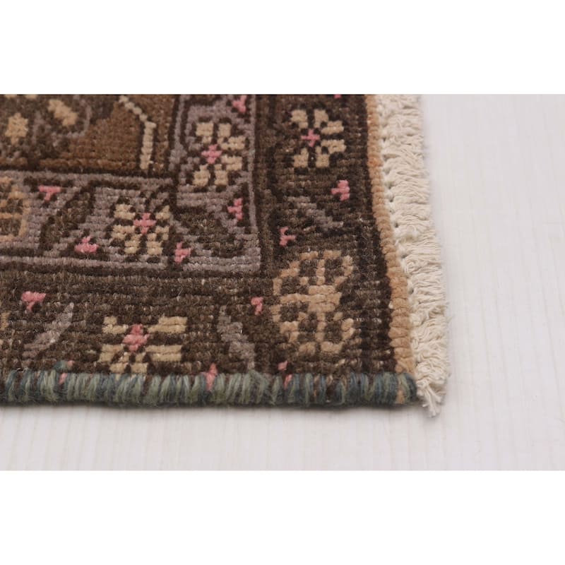 ECARPETGALLERY Hand-knotted Antalya Vintage Tan Wool Rug - 6'4 x 9'6