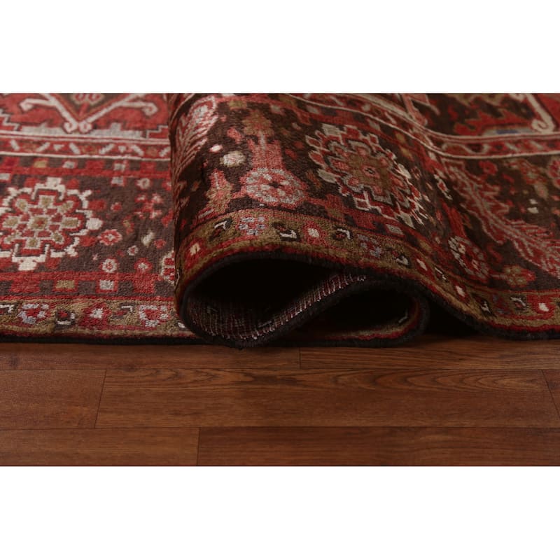 Vegetable Dye Heriz Persian Living Room Area Rug Wool Hand-knotted - 9'6" x 12'10"