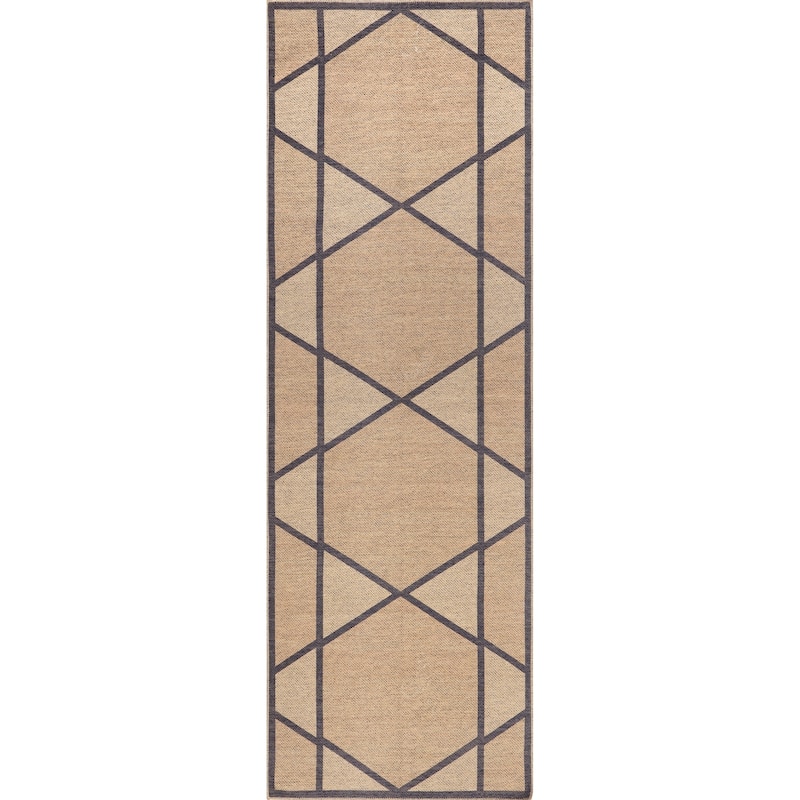 Nuloom Runa SuperiorWash Lattice Easy-Jute Machine Washable Area Rug