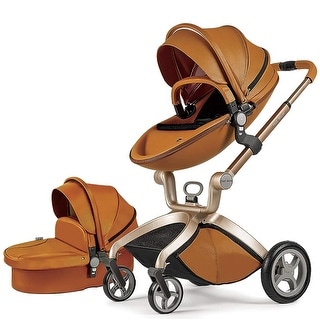 Hot Mom Stylish Baby Stroller: F22 Height-Adjustable Seat and Reclining Baby Carriage