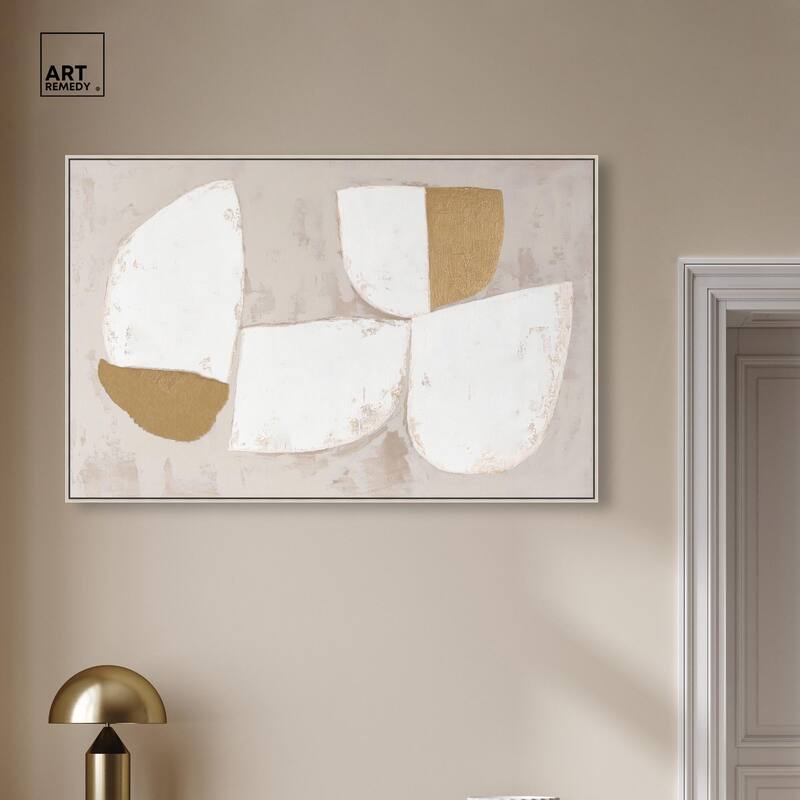Gilded Cairn III Canvas by Art Remedy
