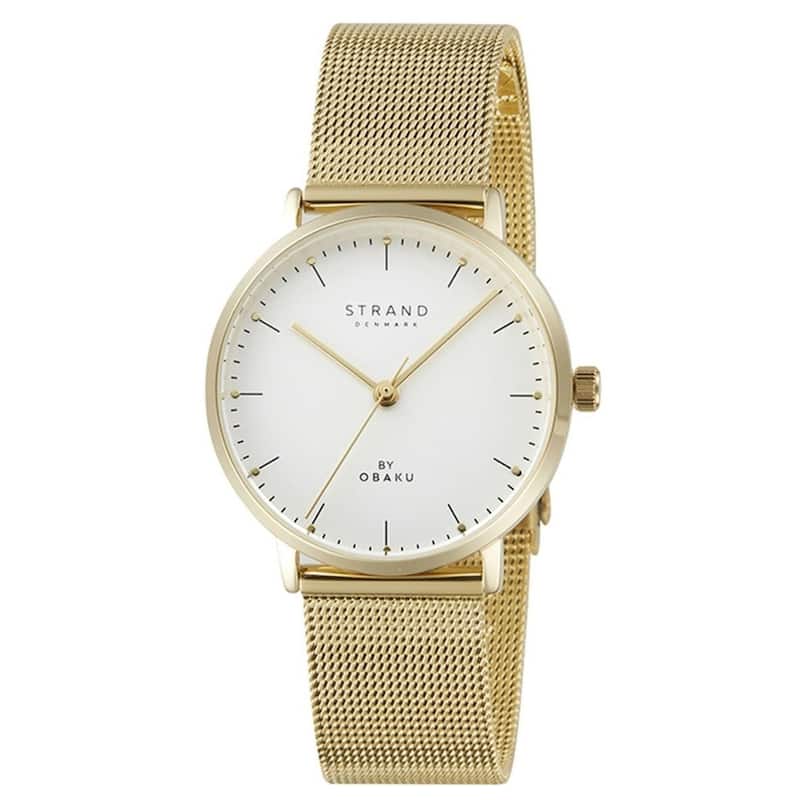 Obaku Women's Gonone White Dial Watch - S725LXGIMG-DG - One Size