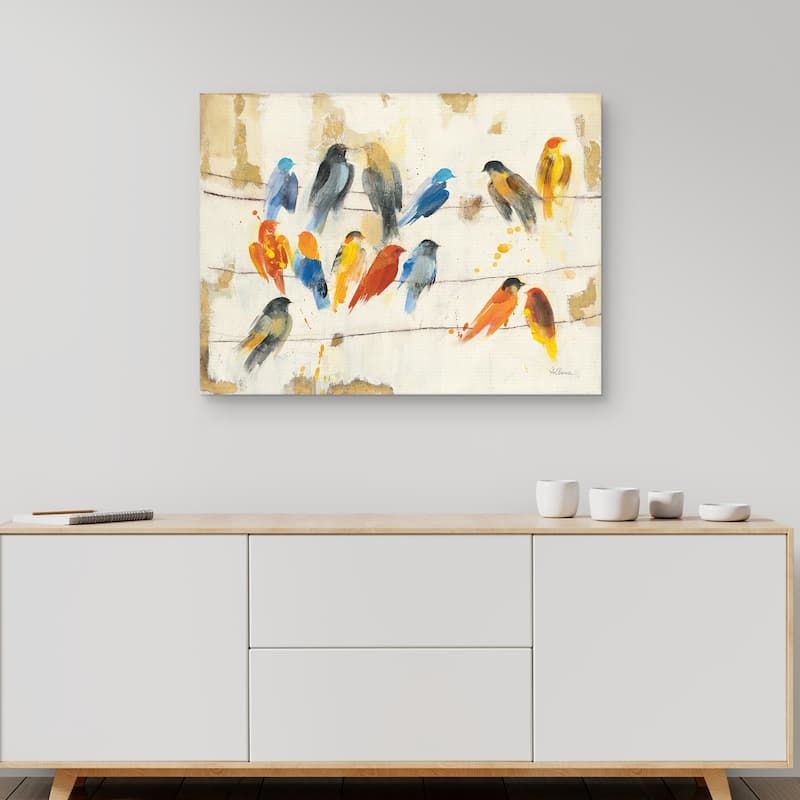 Town Meeting by Albena Hristova Canvas Art Print