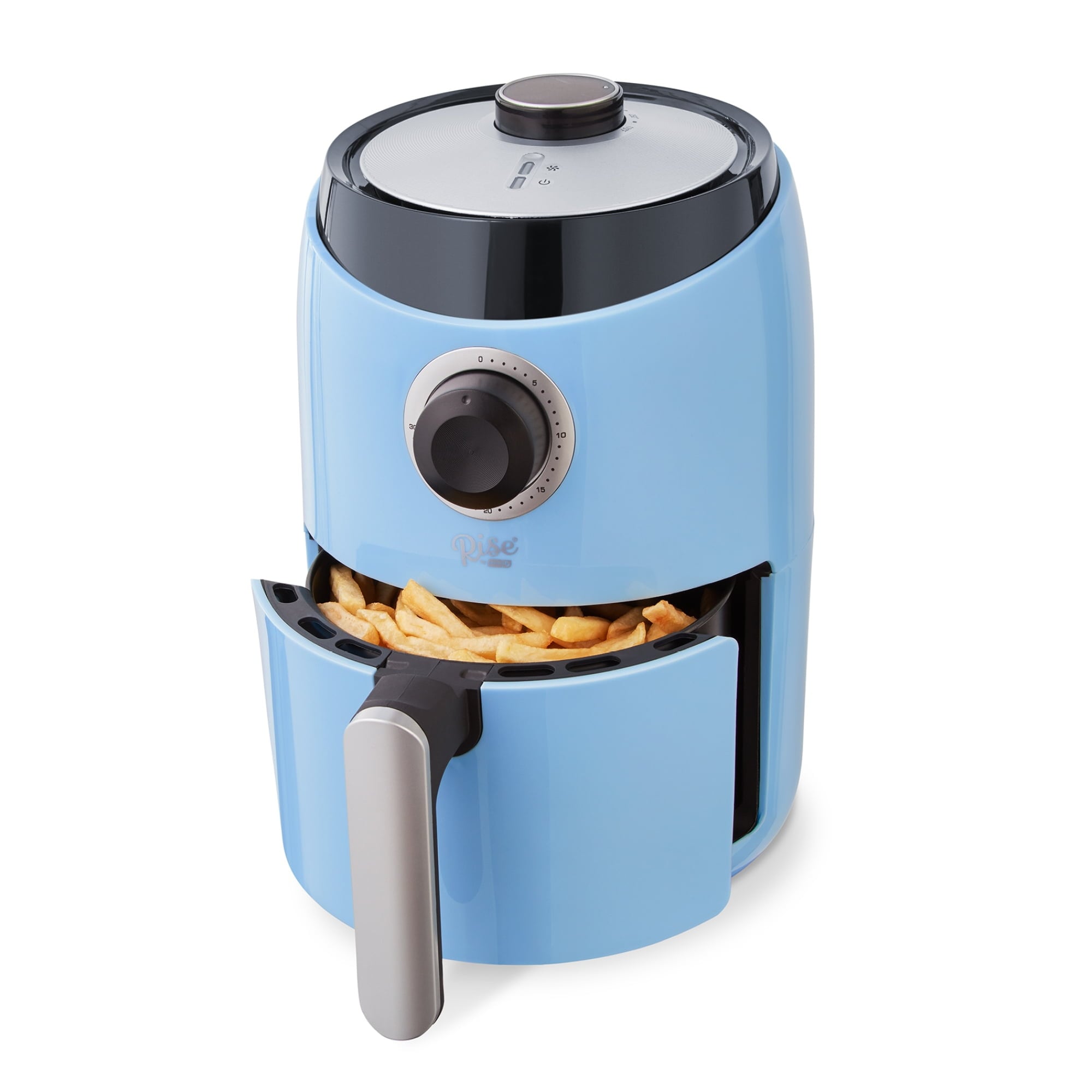  DASH Compact Air Fryer Oven Cooker with Temperature Control,  Non-stick Fry Basket, Recipe Guide + Auto Shut off Feature, 2 Quart - Aqua  : Home & Kitchen