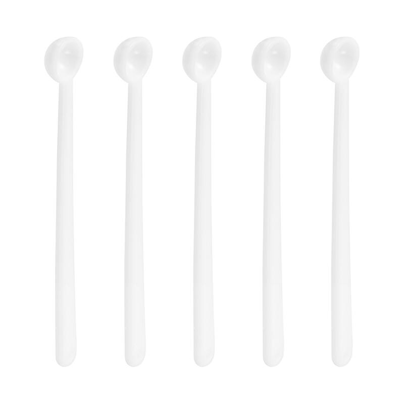150 Milligram Teaspoon Micro Scoops Mini Measuring Spoons, White
