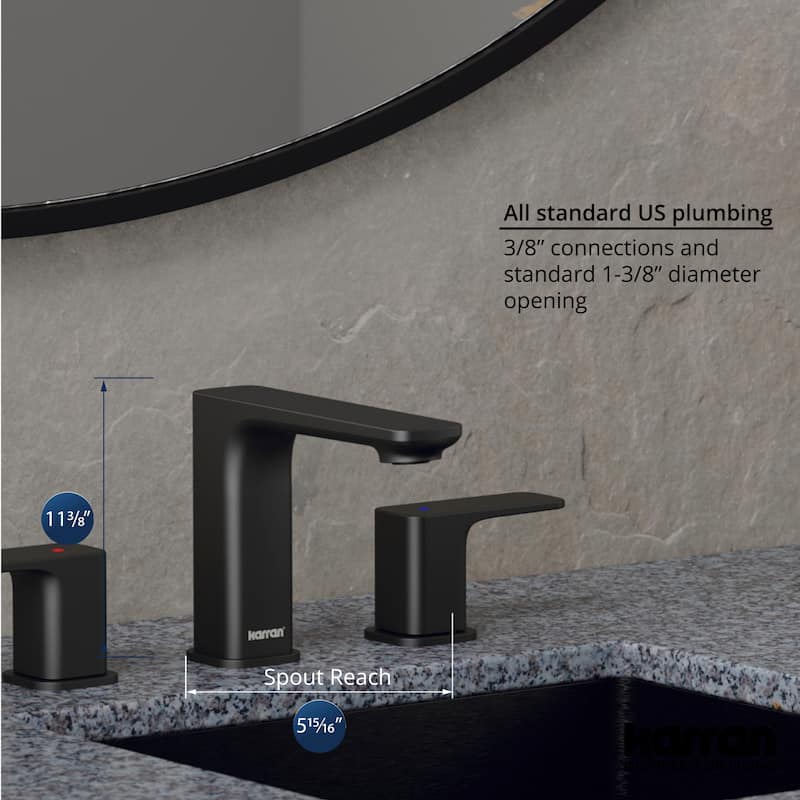 Karran USA KBF514 Venda 1.2 GPM Widespread Bathroom Faucet