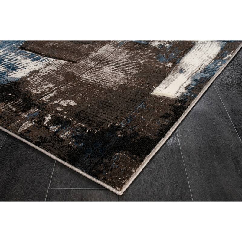 Rhodes Collection Abstract Area Rug