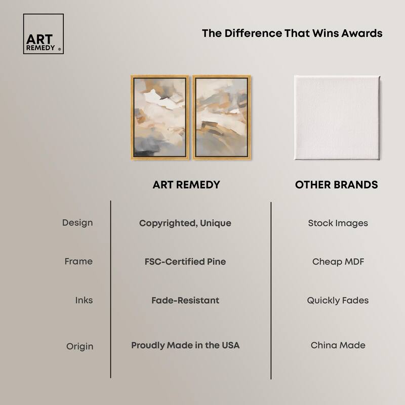 Lost in Thought Canvas Set of 2 by Art Remedy