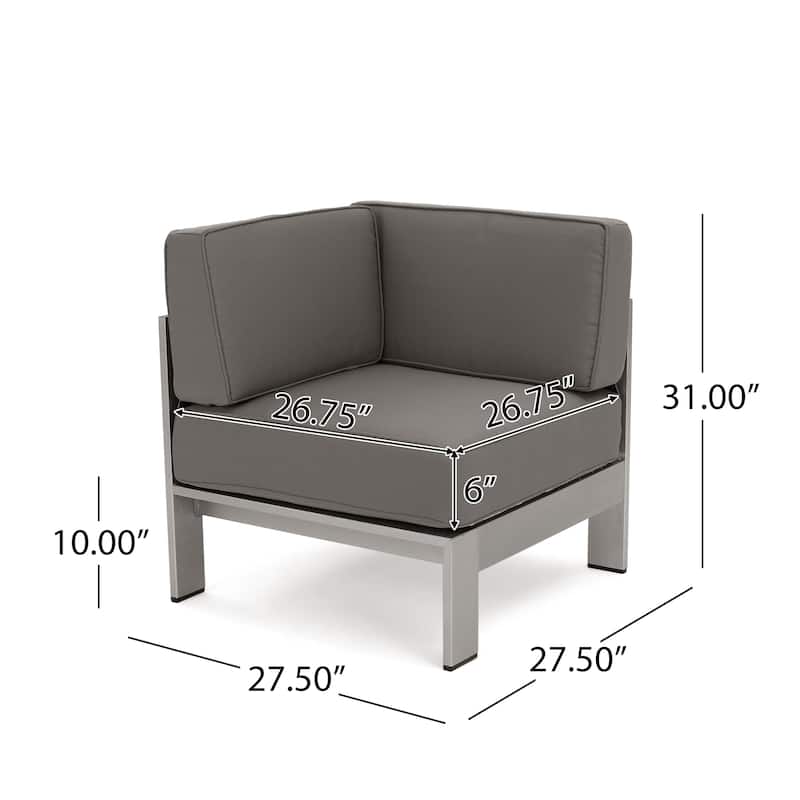 Cape Coral Outdoor 5-piece Sofa Set with Fire Pit by Christopher Knight Home