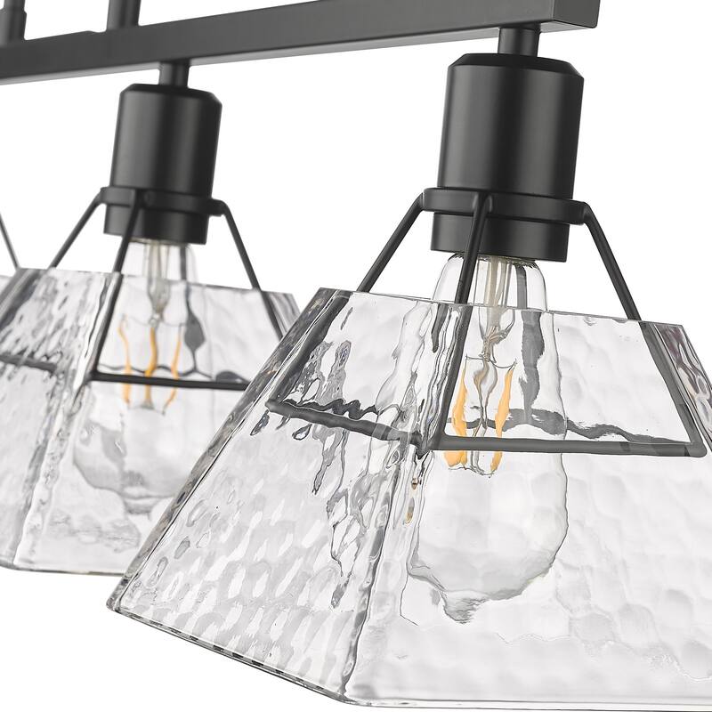 Golden Lighting 3308-LP WTG Kepler 4 Light 39" Wide Linear Pendant