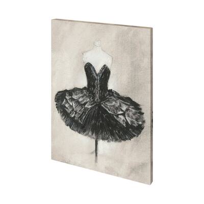 Black Ballet Dress I (28 x 35) Canvas Art Print