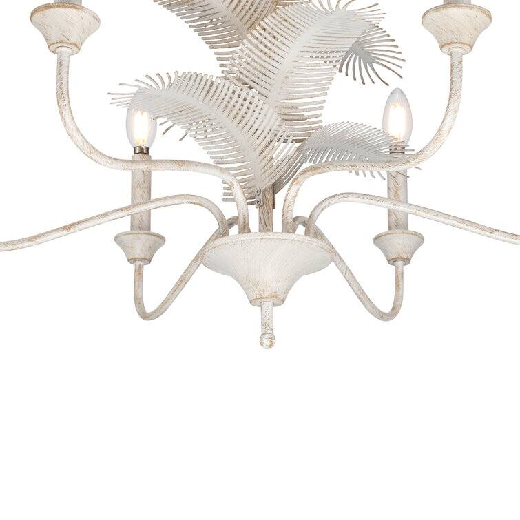 Acroma 6 - Light Steel Dimmable Classic/Tradition Chandelier